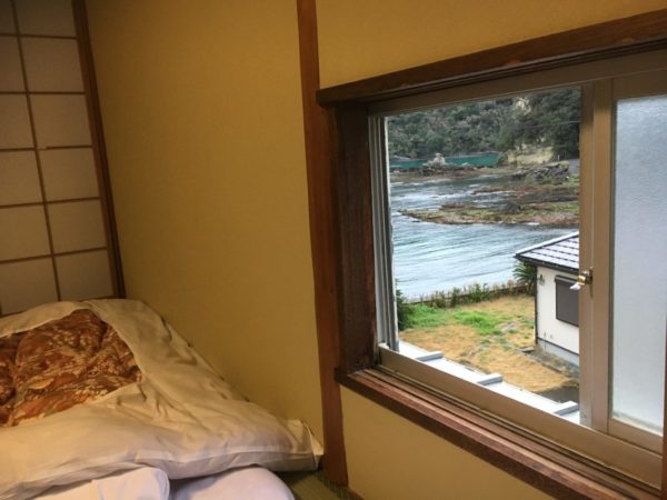 下田海浜ホテル部屋からの眺め