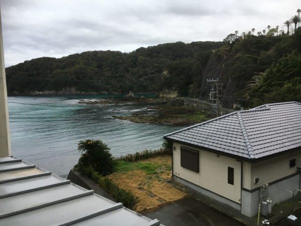 下田海浜ホテル部屋からの眺め