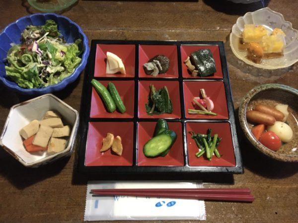 古民家の宿山海朝食