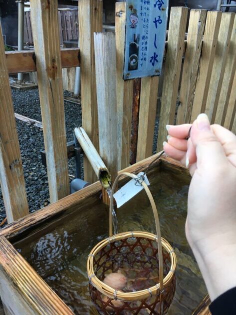 峰温泉大噴湯の温泉たまご