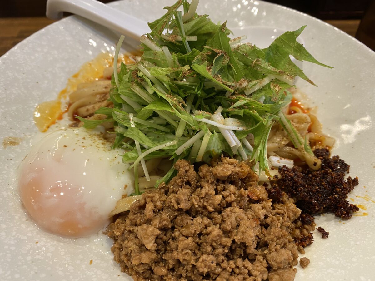 立石担坦麺 火のき@東京【肉みそたっぷり金ゴマ坦々麺】