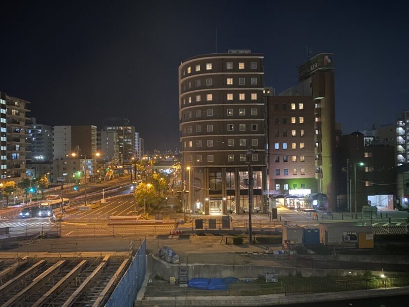 スーパーホテル堺マリティマ堺の夜景