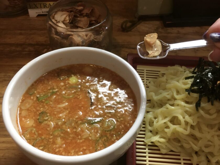 龍ラーメン辛口胡麻味噌つけ麺