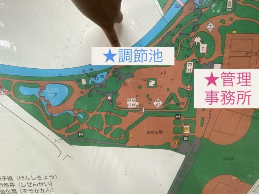 哲学堂公園IKEカード妙正寺川第一調節池