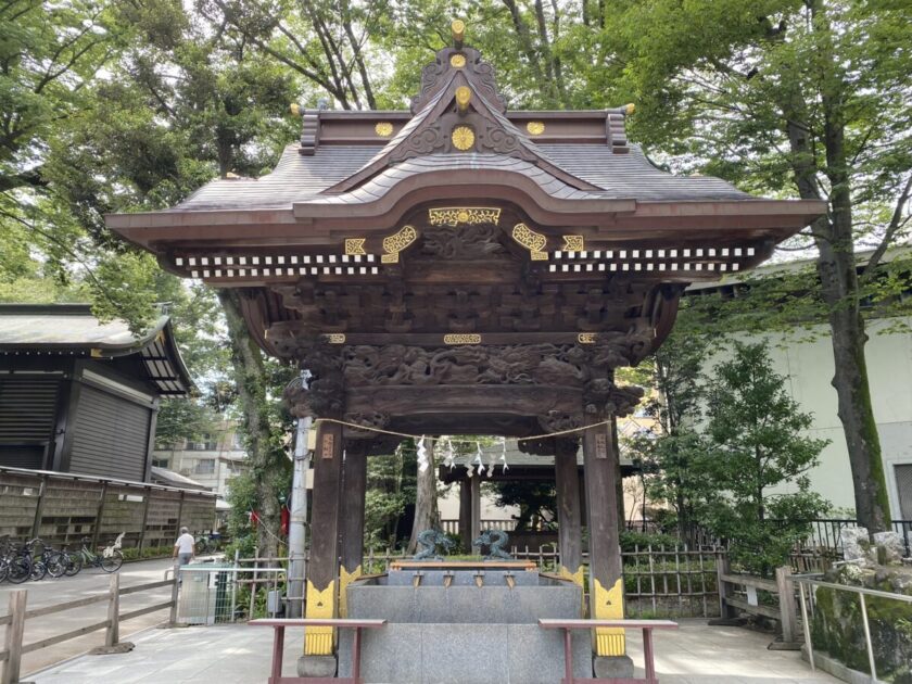 大國魂神社手水舎