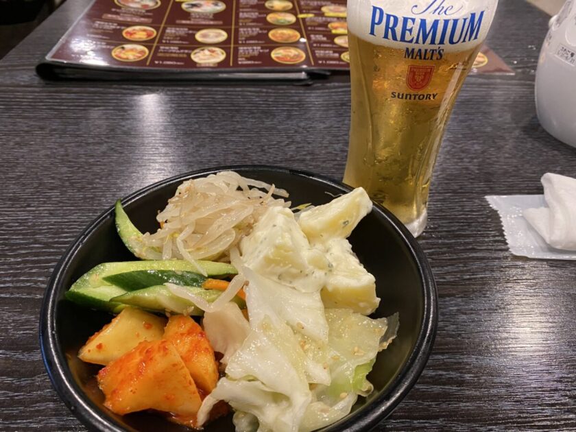 焼肉ヘランランチビール