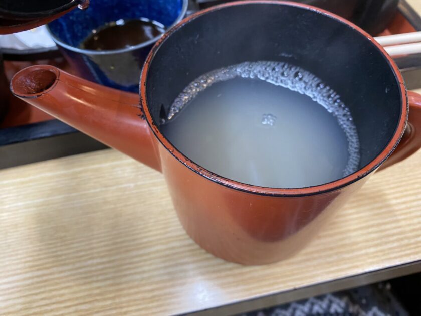 深大寺蕎麦湯