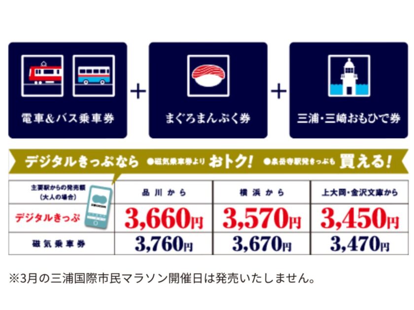 みさきまぐろきっぷ