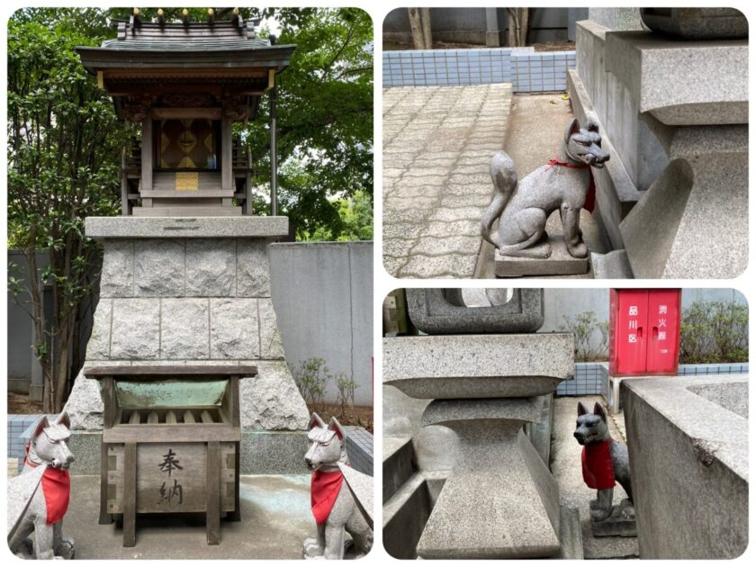旧・大和柳生藩柳生家下屋敷跡の稲荷神社