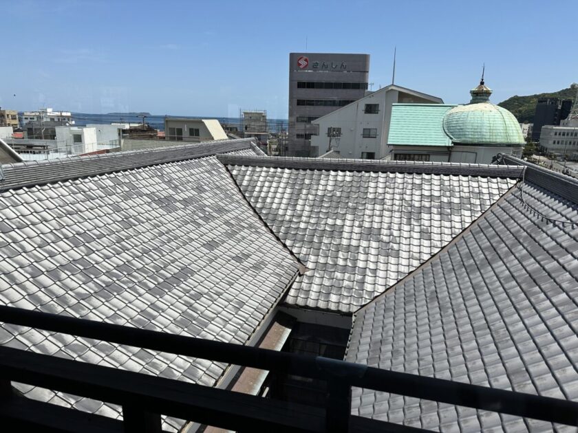 東海館望楼から見える伊東の海