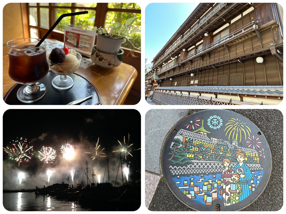 東海館＆伊豆の海上花火@静岡【マンホールカード伊東市】