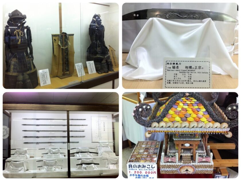 熱海城の中の展示物