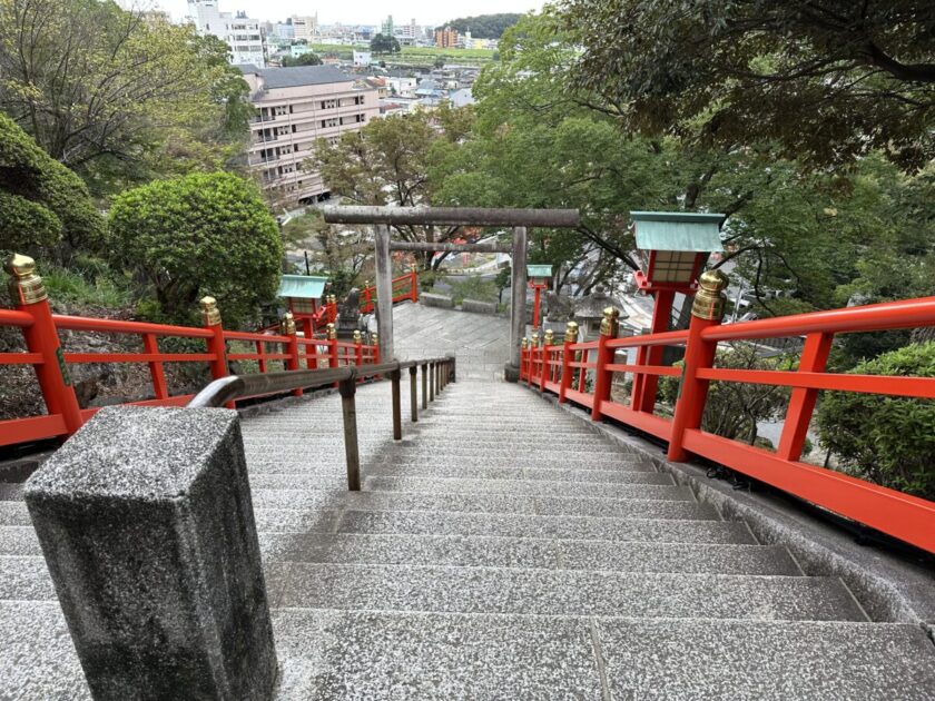 足利織姫神社　本坂からの景色