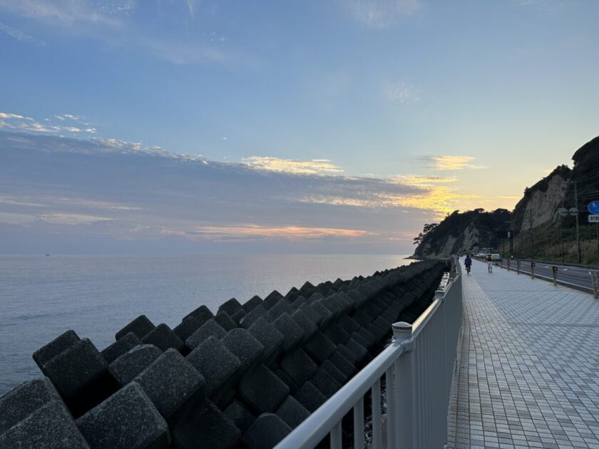 由比ヶ浜サイクリング