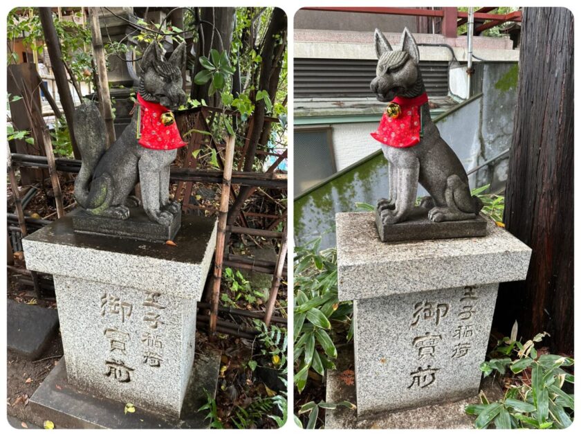 王子稲荷神社の狛狐