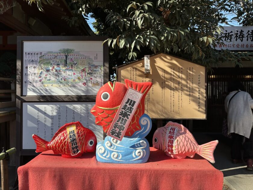 氷川神社鯛みくじ