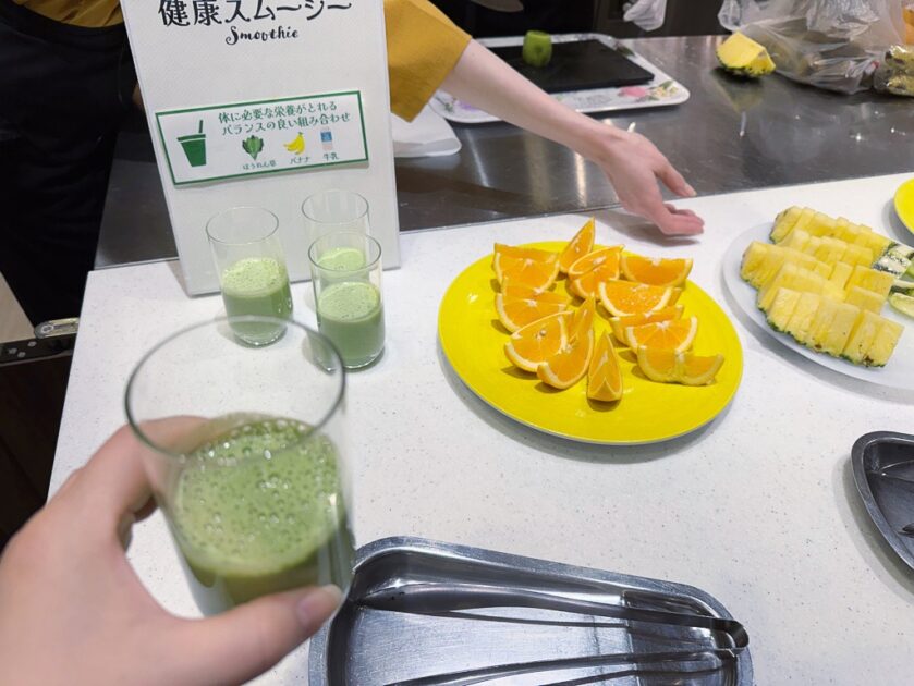 ホテル華の湯食事　健康スムージー