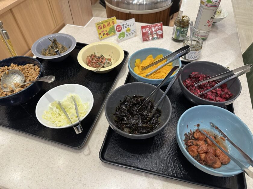 ホテル華の湯食事　おにぎりの具
