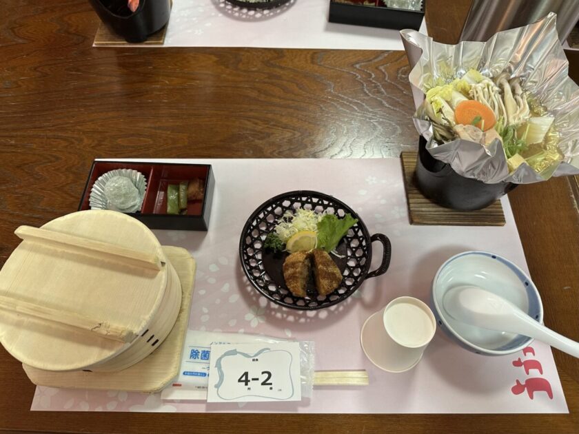 会津若松 鶴ヶ城会館のわっぱ飯