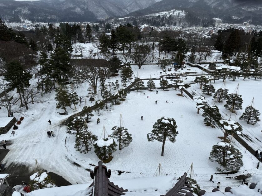 鶴ヶ城 天守閣からの眺め