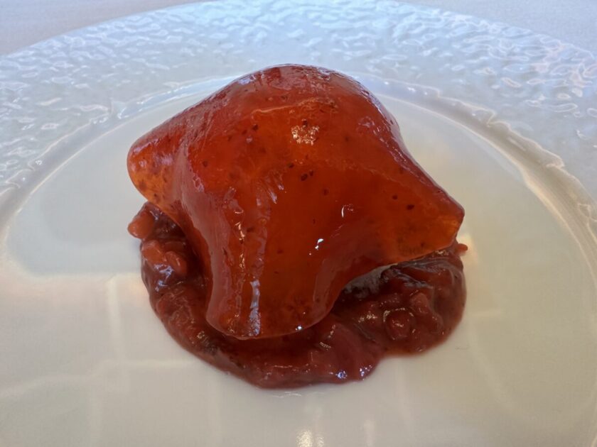 高級フレンチのデザート